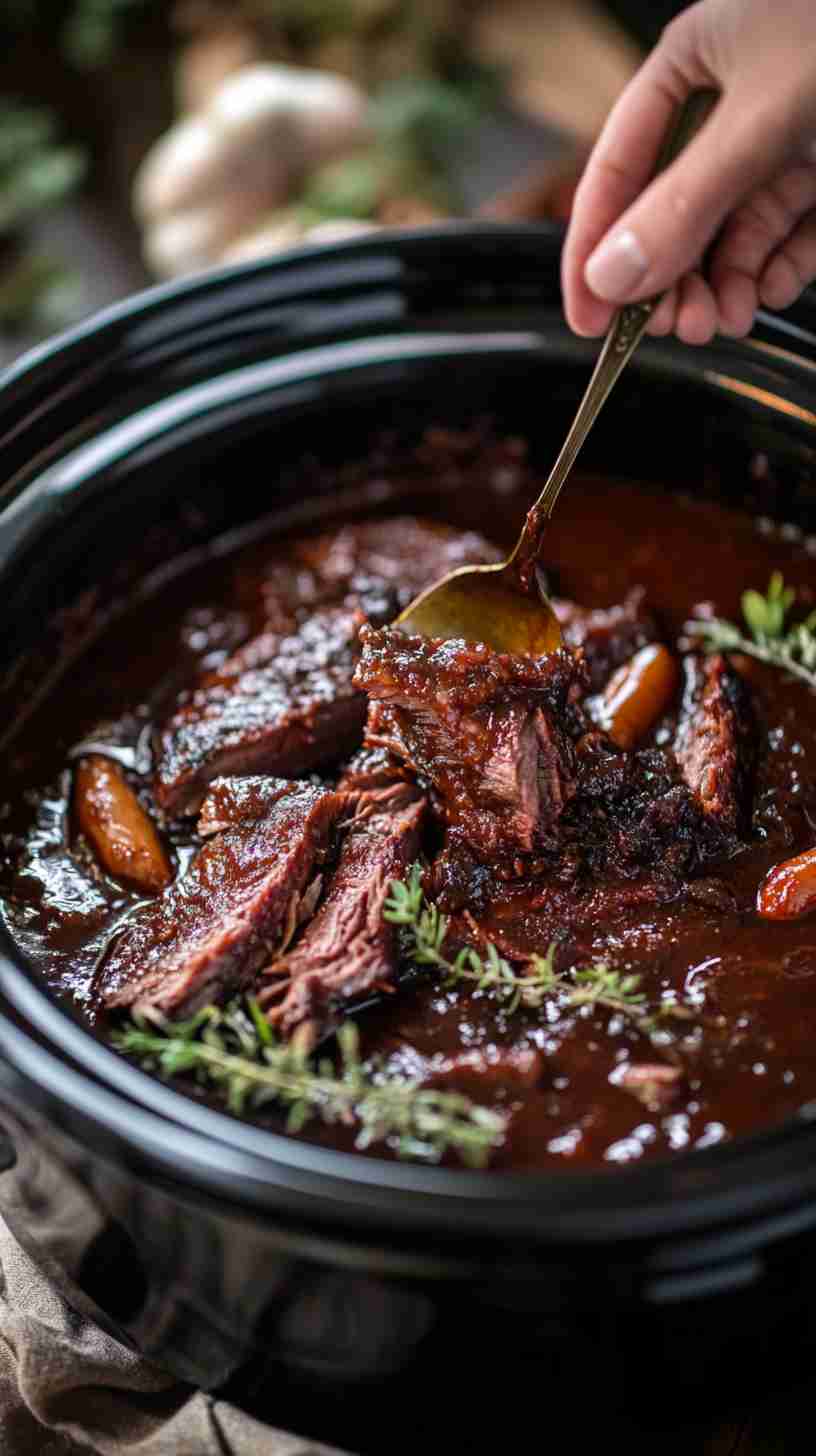 Rich & Flavorful Slow Cooker BBQ Brisket