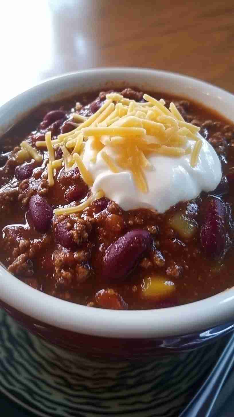 Rich & Flavorful Slow Cooker Chili