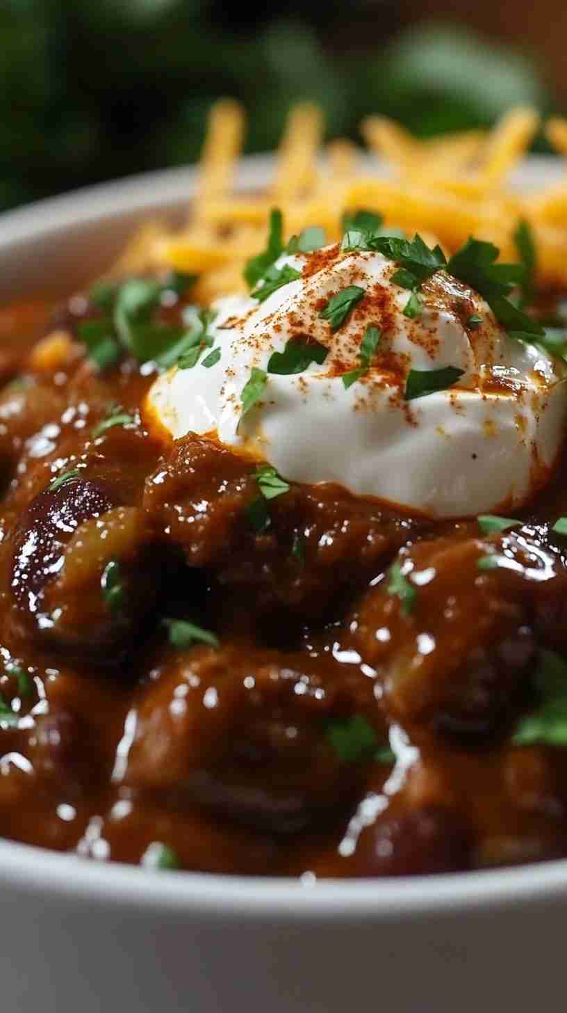 Rich & Flavorful Slow Cooker Chili