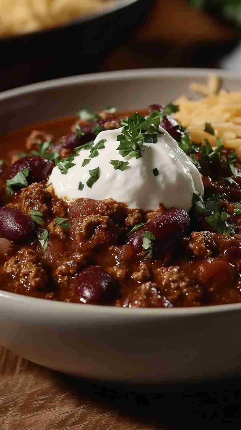 Rich & Flavorful Slow Cooker Chili