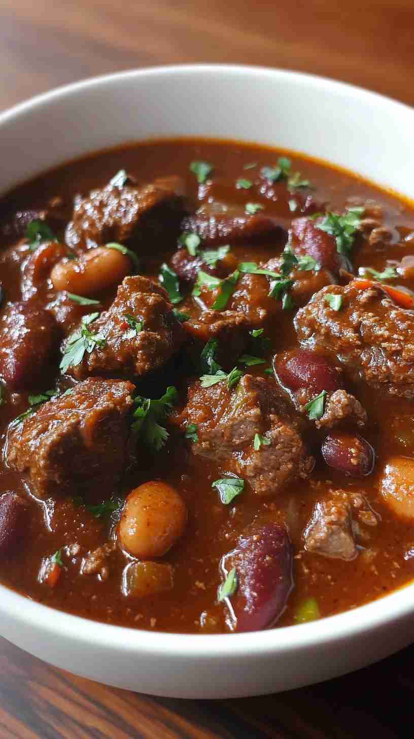 Rich & Flavorful Slow Cooker Chili