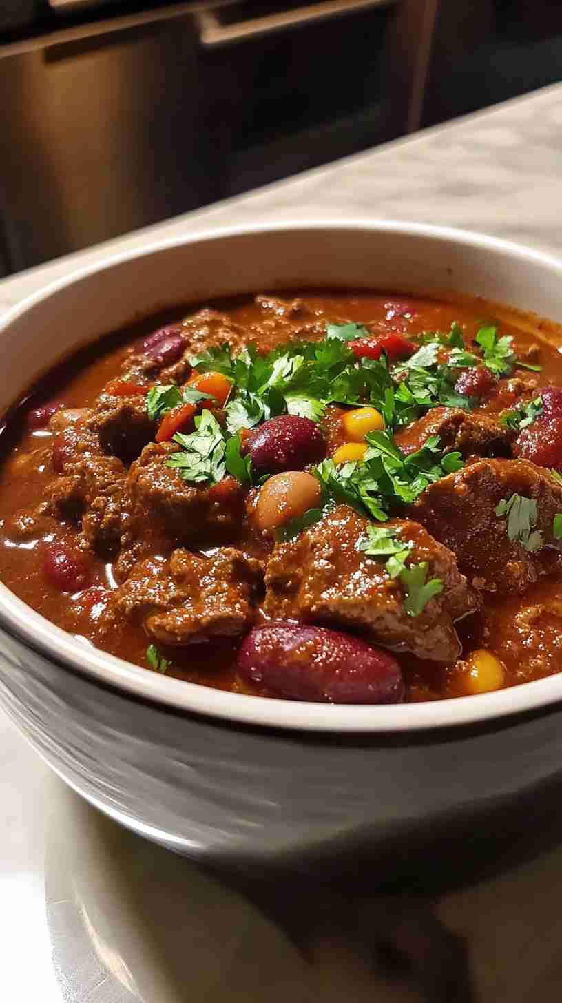 Rich & Flavorful Slow Cooker Chili