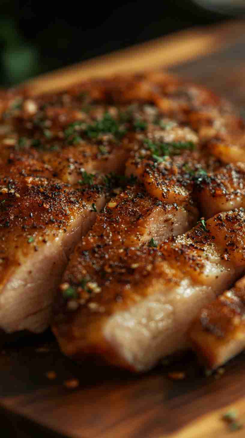 Savory Garlic Herb Arm Roast in the Slow Cooker