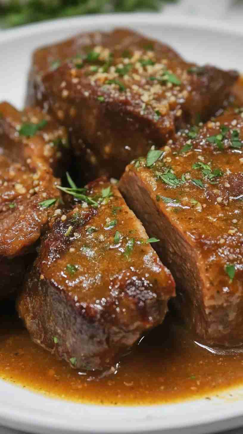 Savory Garlic Herb Crock Pot Roast