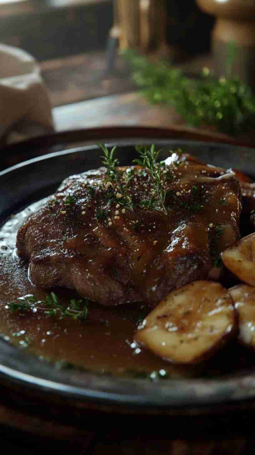 Savory Garlic Herb Crock Pot Roast