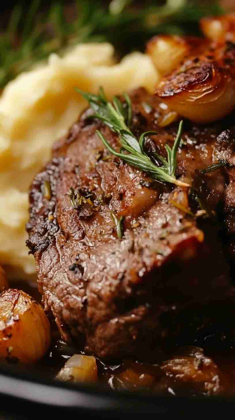 Savory Garlic Herb Crock Pot Roast