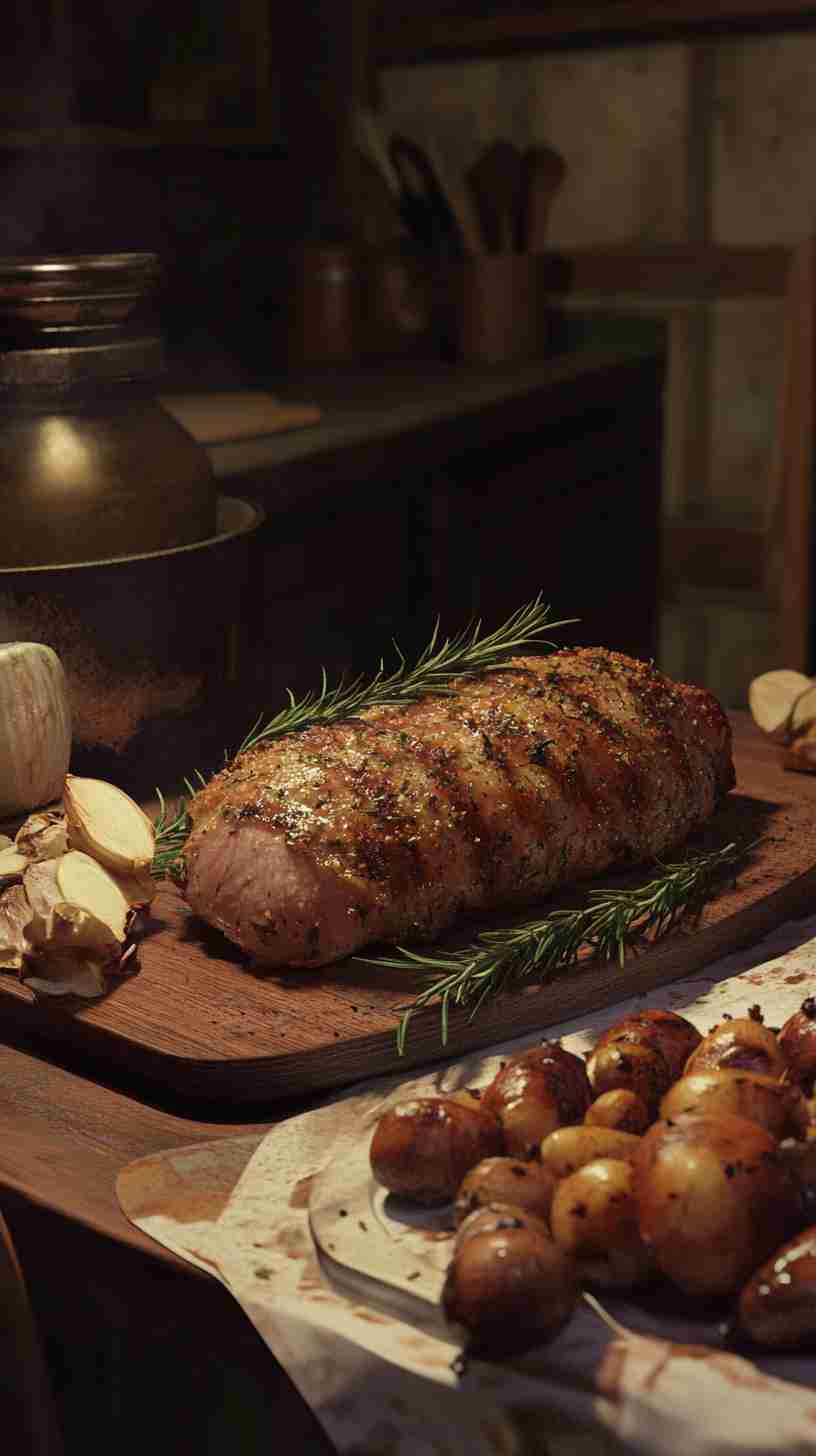 Savory Herb-Crusted Pork Tenderloin in the Crockpot