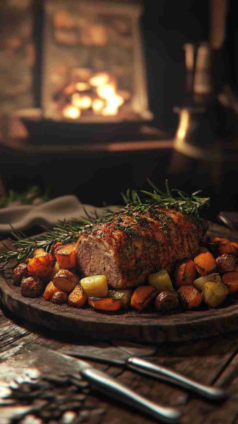 Savory Herb-Crusted Pork Tenderloin in the Crockpot