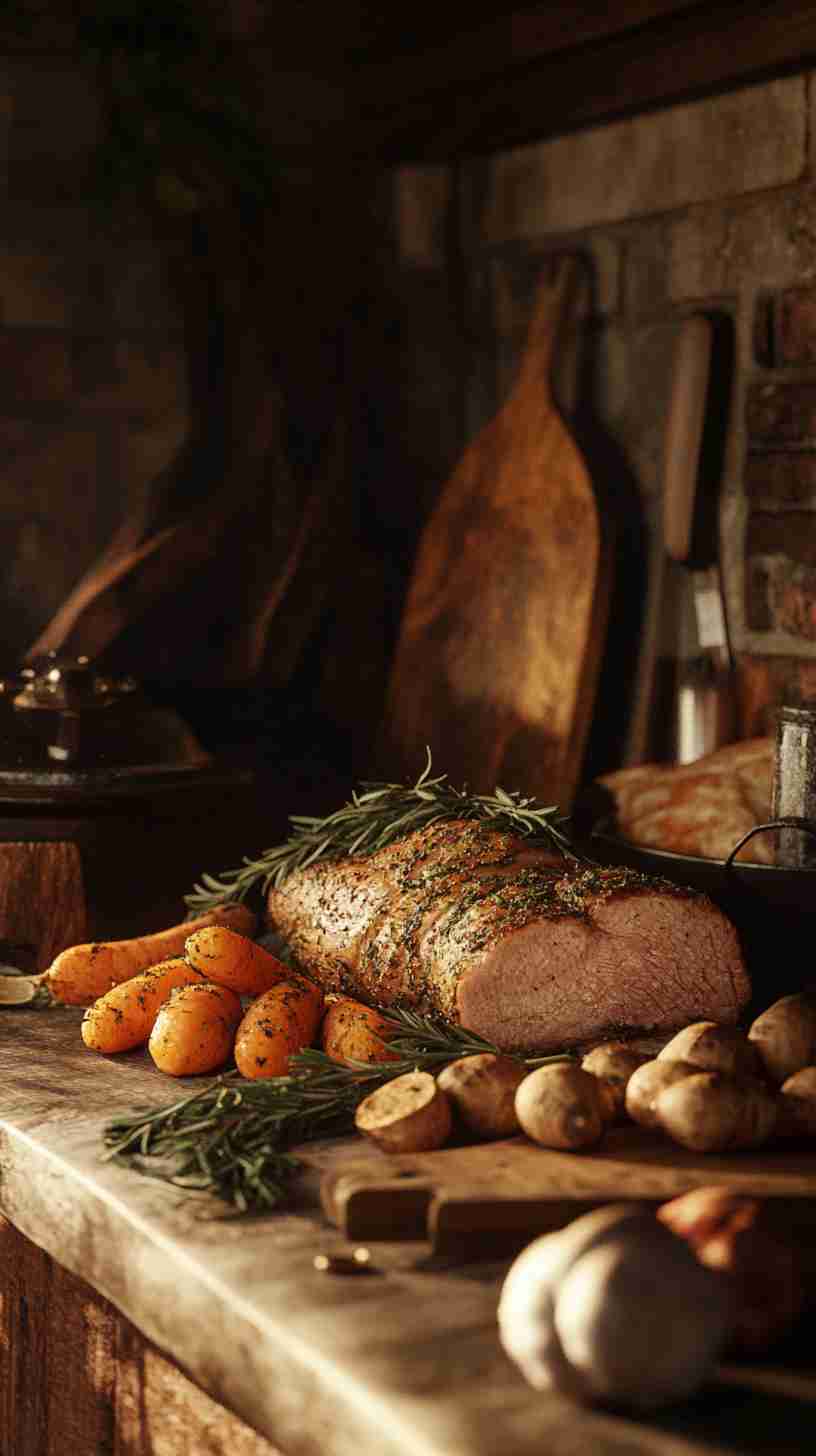 Savory Herb-Crusted Pork Tenderloin in the Crockpot