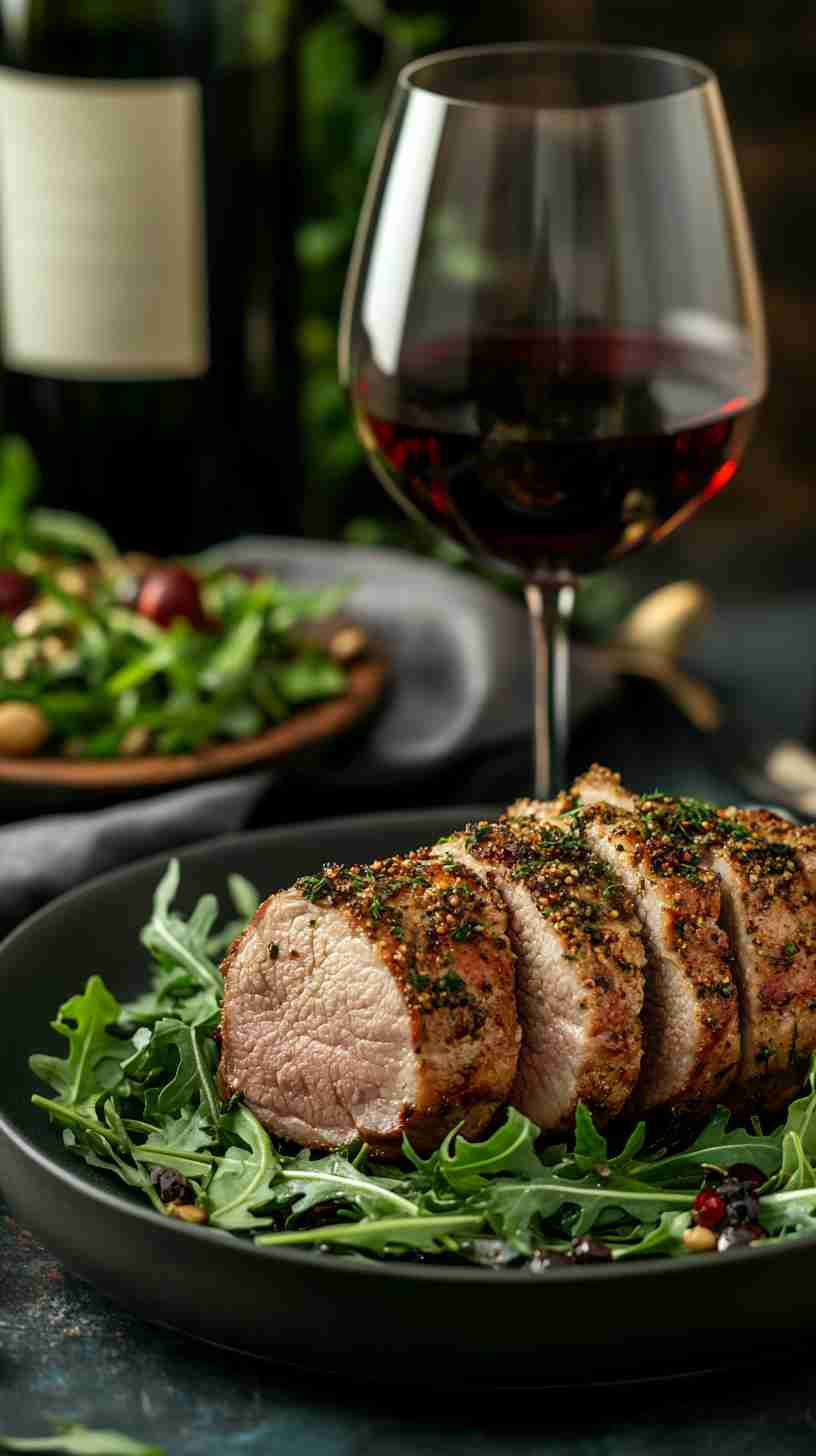 Savory Herb-Crusted Pork Tenderloin in the Crockpot