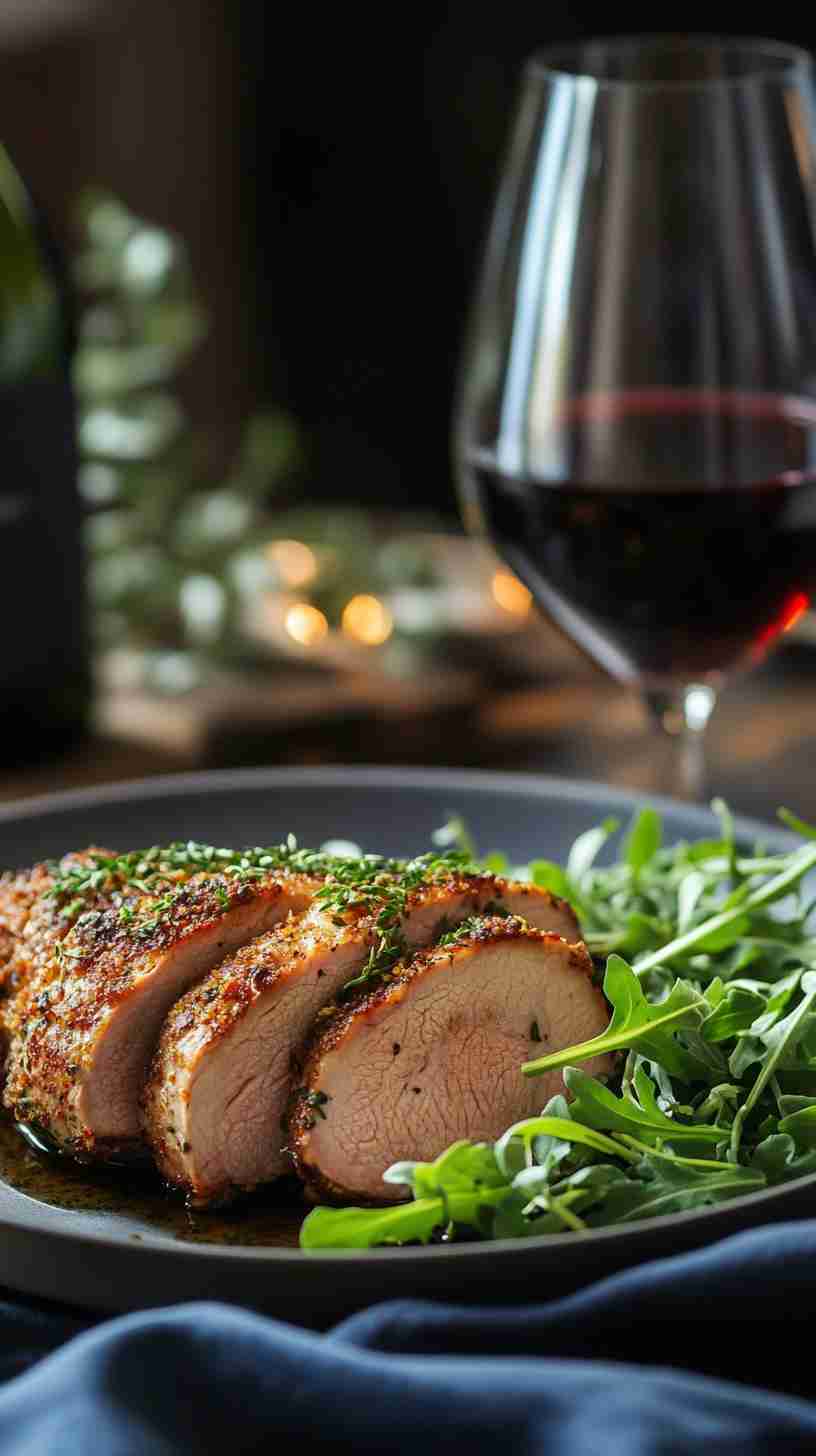 Savory Herb-Crusted Pork Tenderloin in the Crockpot