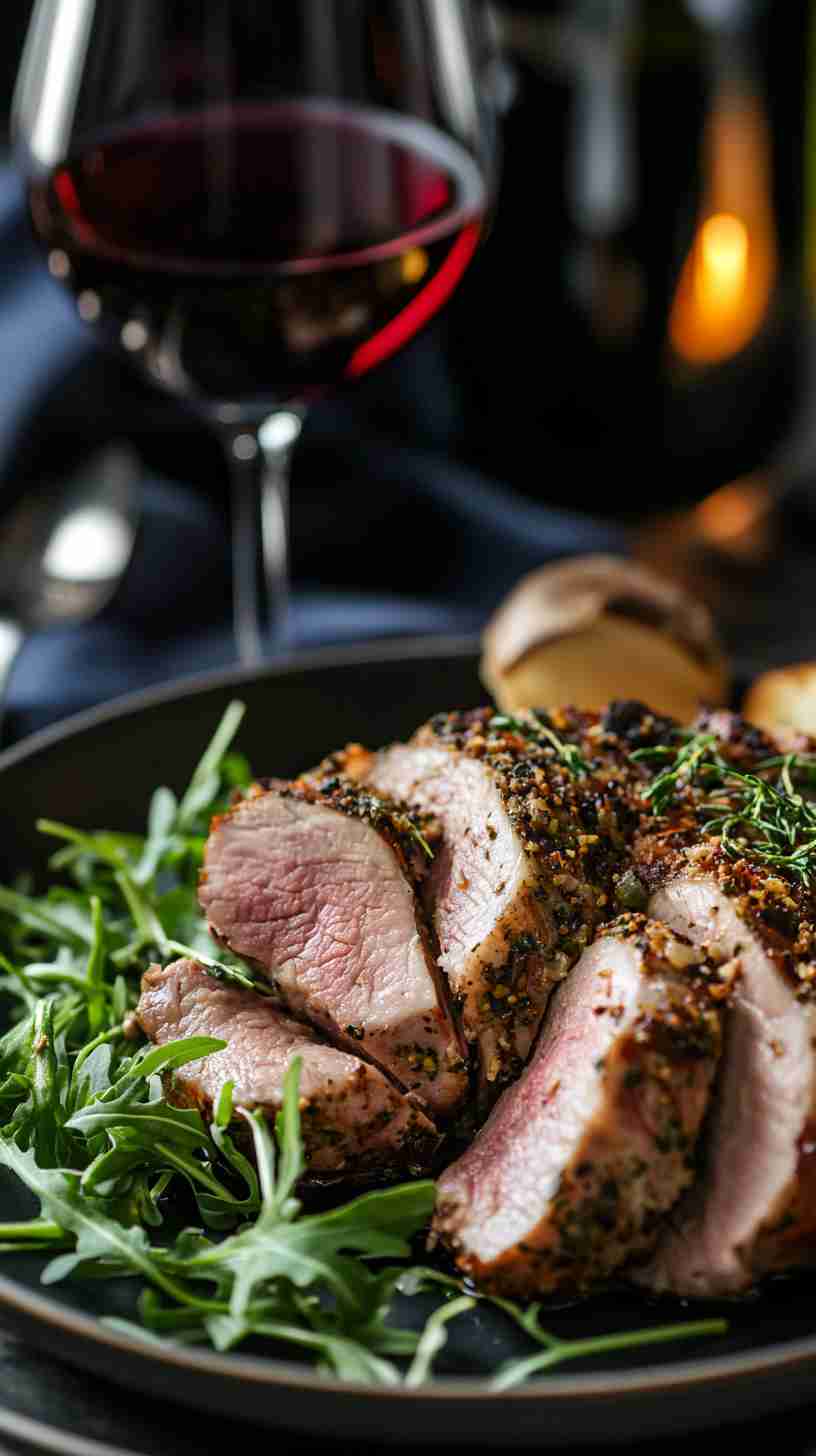 Savory Herb-Crusted Pork Tenderloin in the Crockpot