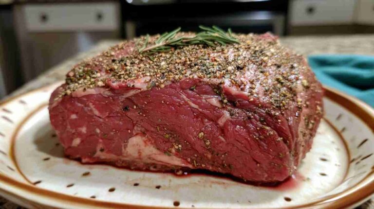 Simple Crock Pot Beef Arm Roast with Homemade Seasoning