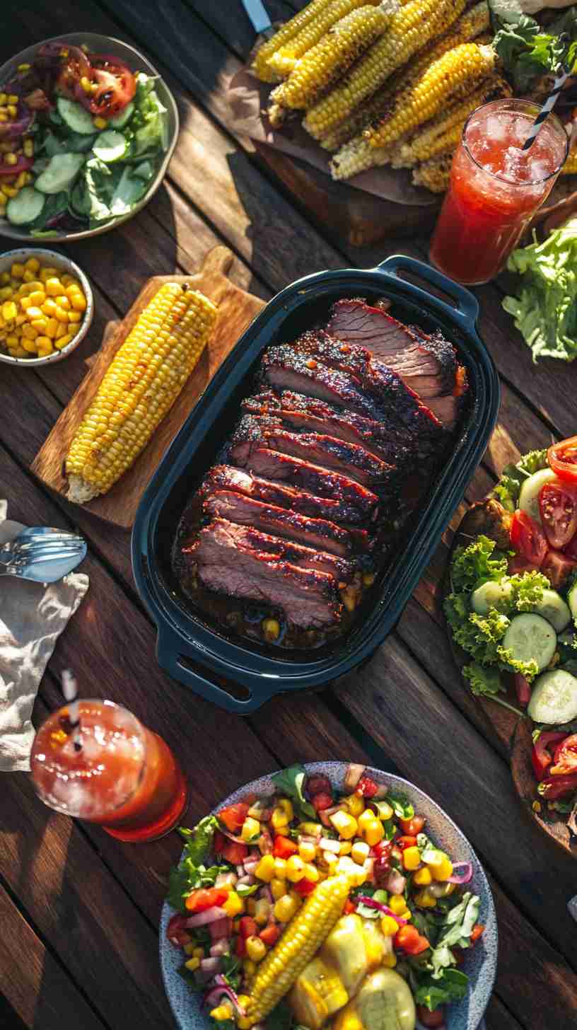 Simple & Delicious Slow Cooker BBQ Brisket