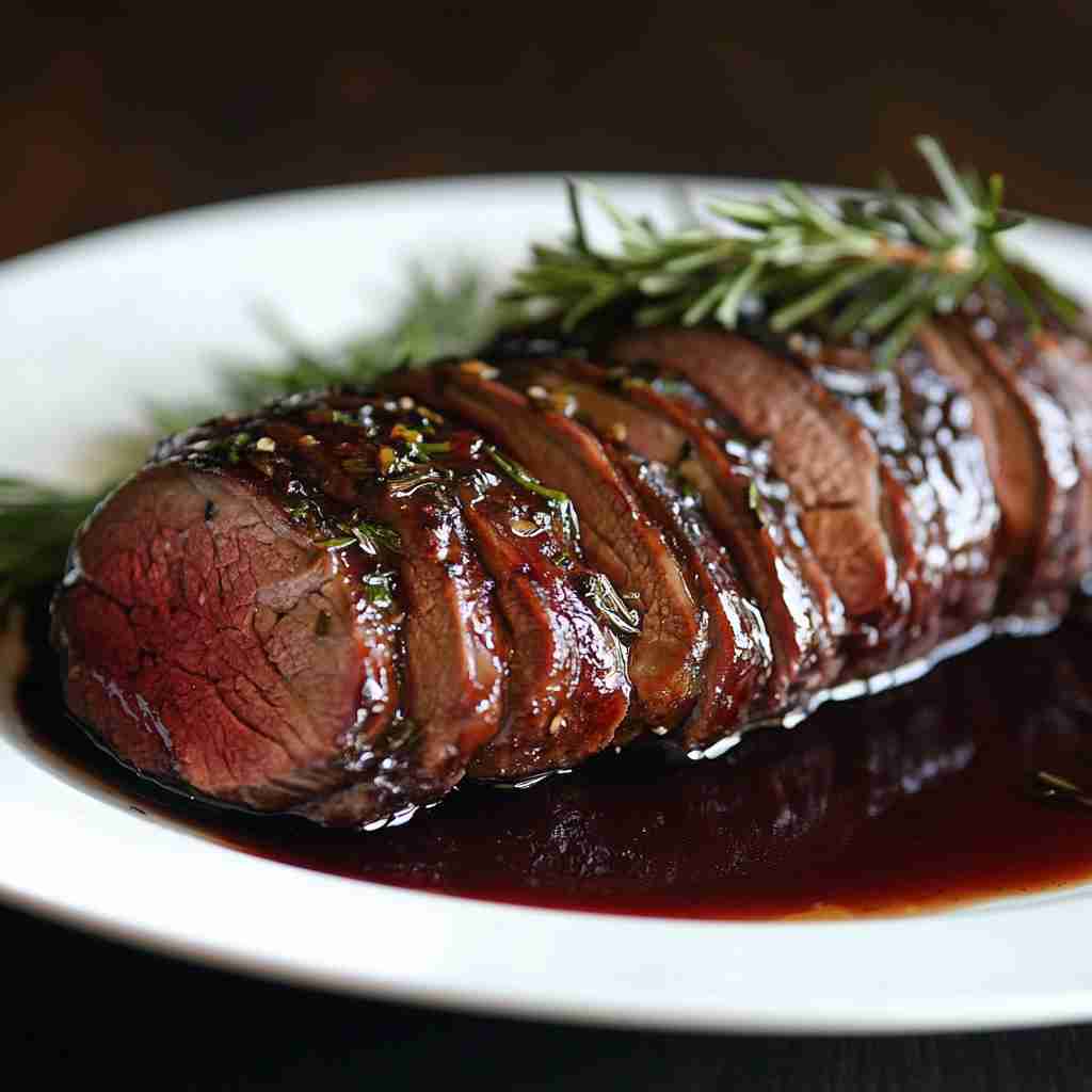 Slow-Cooked Arm Roast with Red Wine and Fresh Herbs