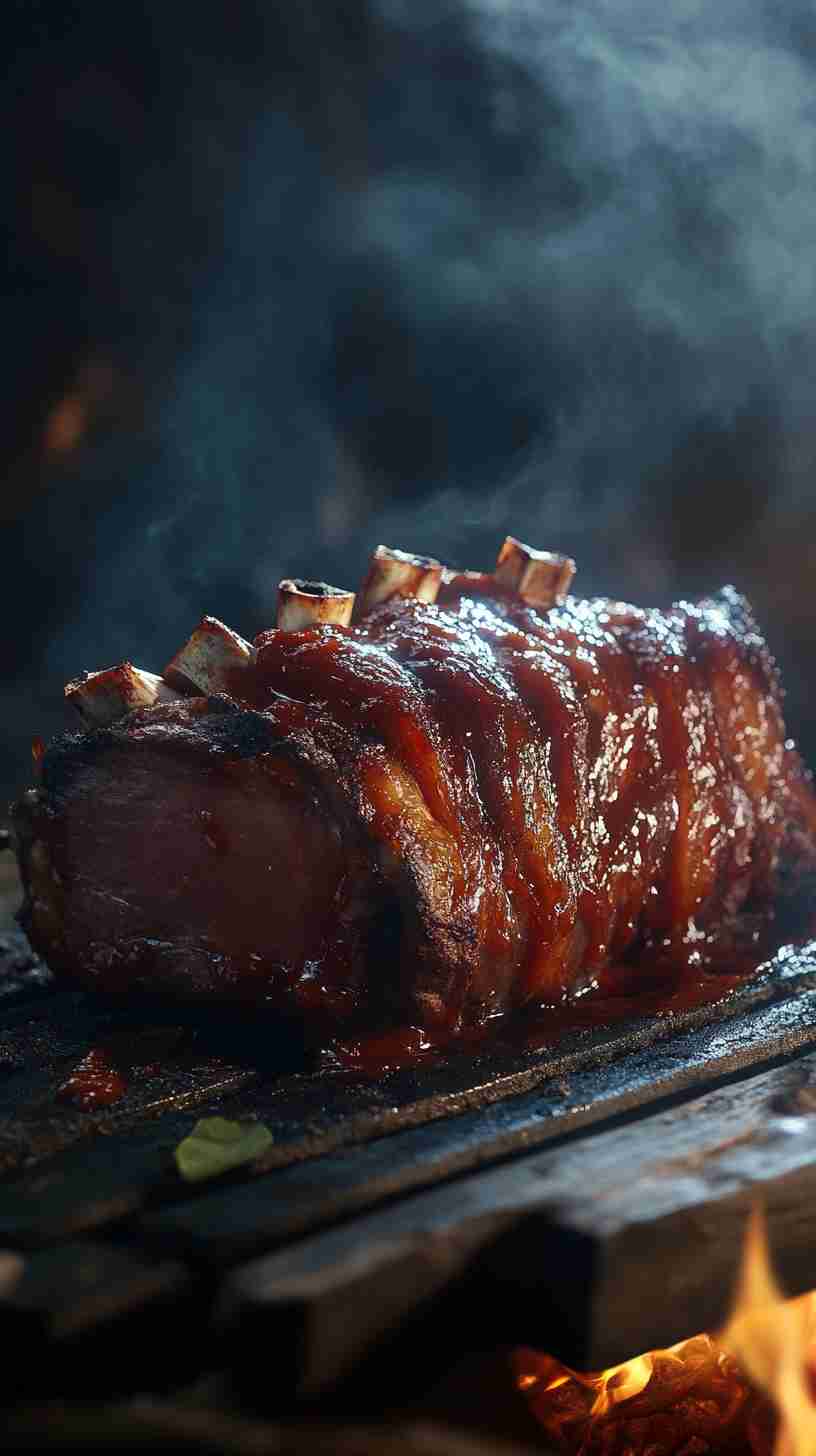 Slow Cooked BBQ Pork Roast with a Smoky Twist