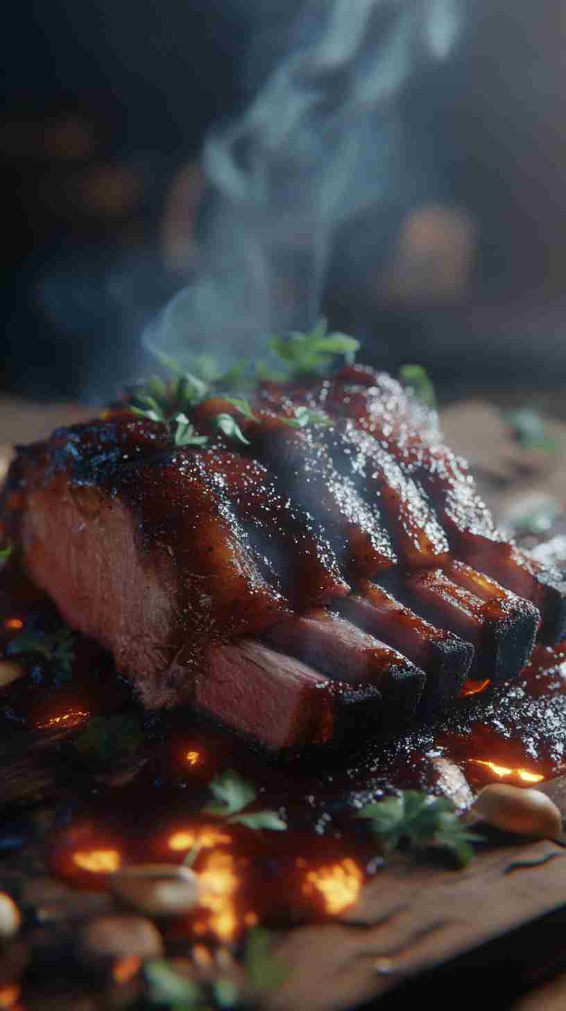 Slow Cooked BBQ Pork Roast with a Smoky Twist