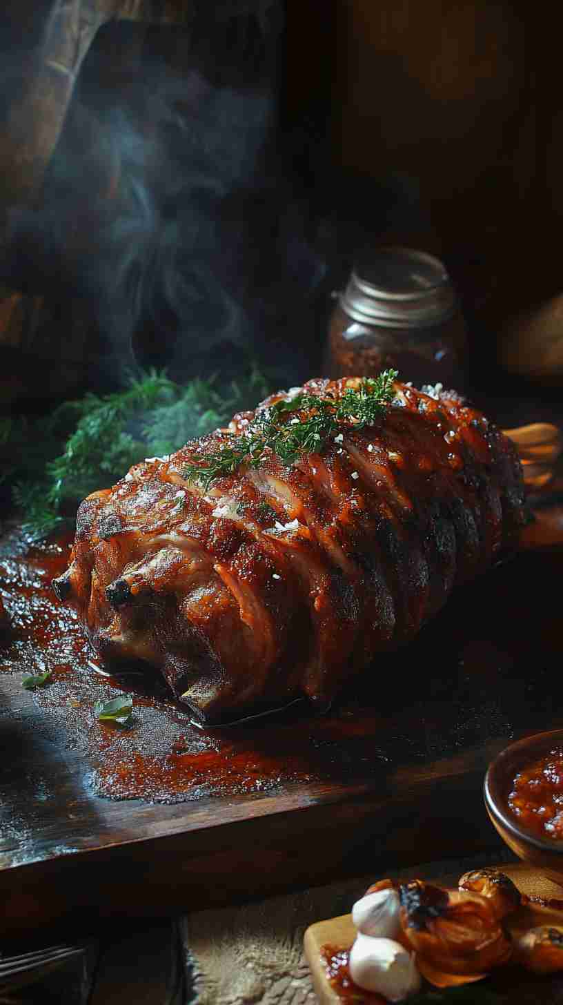 Slow Cooked BBQ Pork Roast with a Smoky Twist
