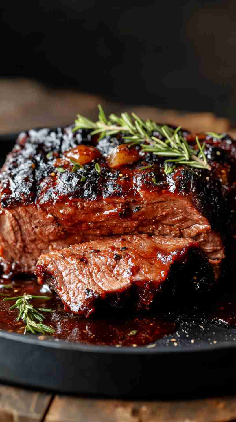 Slow Cooked BBQ Pork Roast with a Smoky Twist