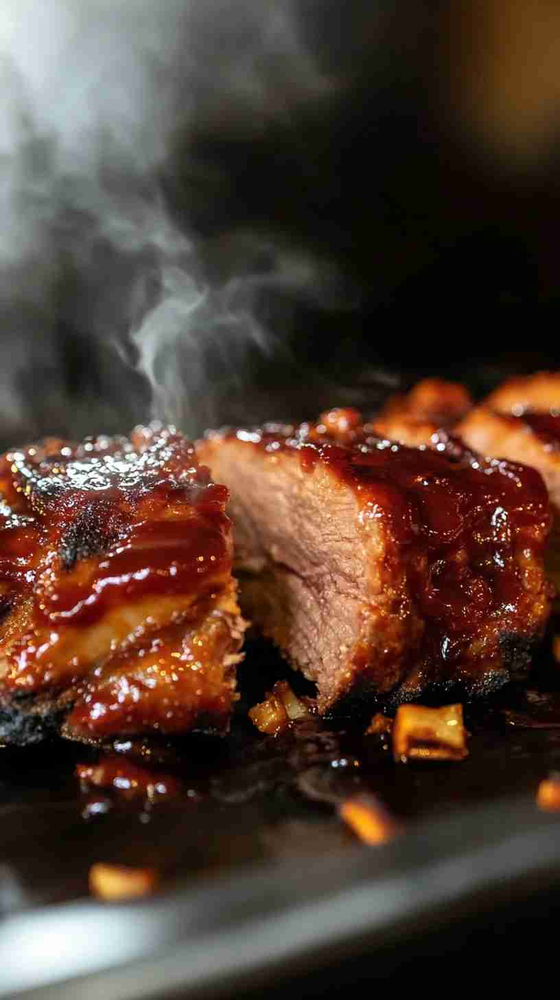 Slow Cooked BBQ Pork Roast with a Smoky Twist