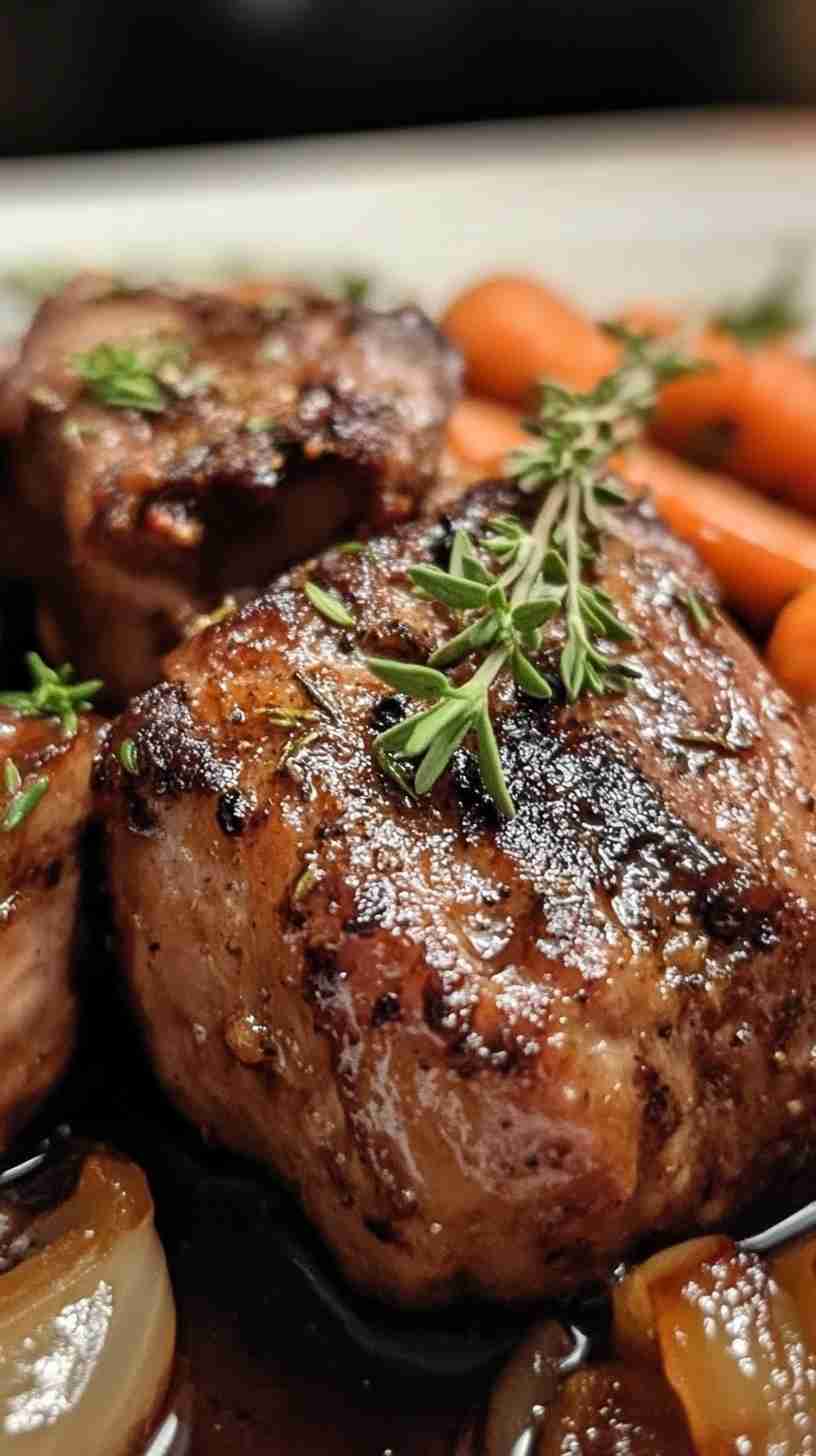 Slow Cooker Apple Cider Pork Tenderloin