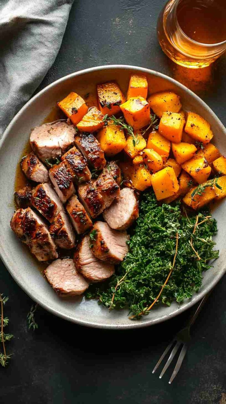 Slow Cooker Apple Cider Pork Tenderloin
