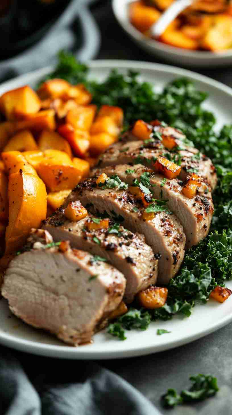 Slow Cooker Apple Cider Pork Tenderloin