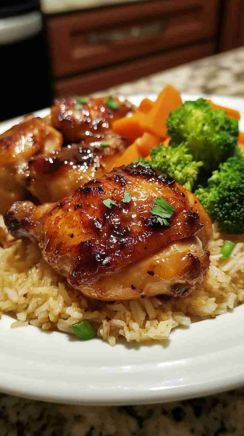 Slow Cooker Chinese Honey Garlic Chicken