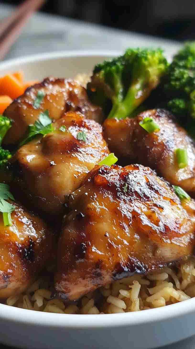 Slow Cooker Chinese Honey Garlic Chicken
