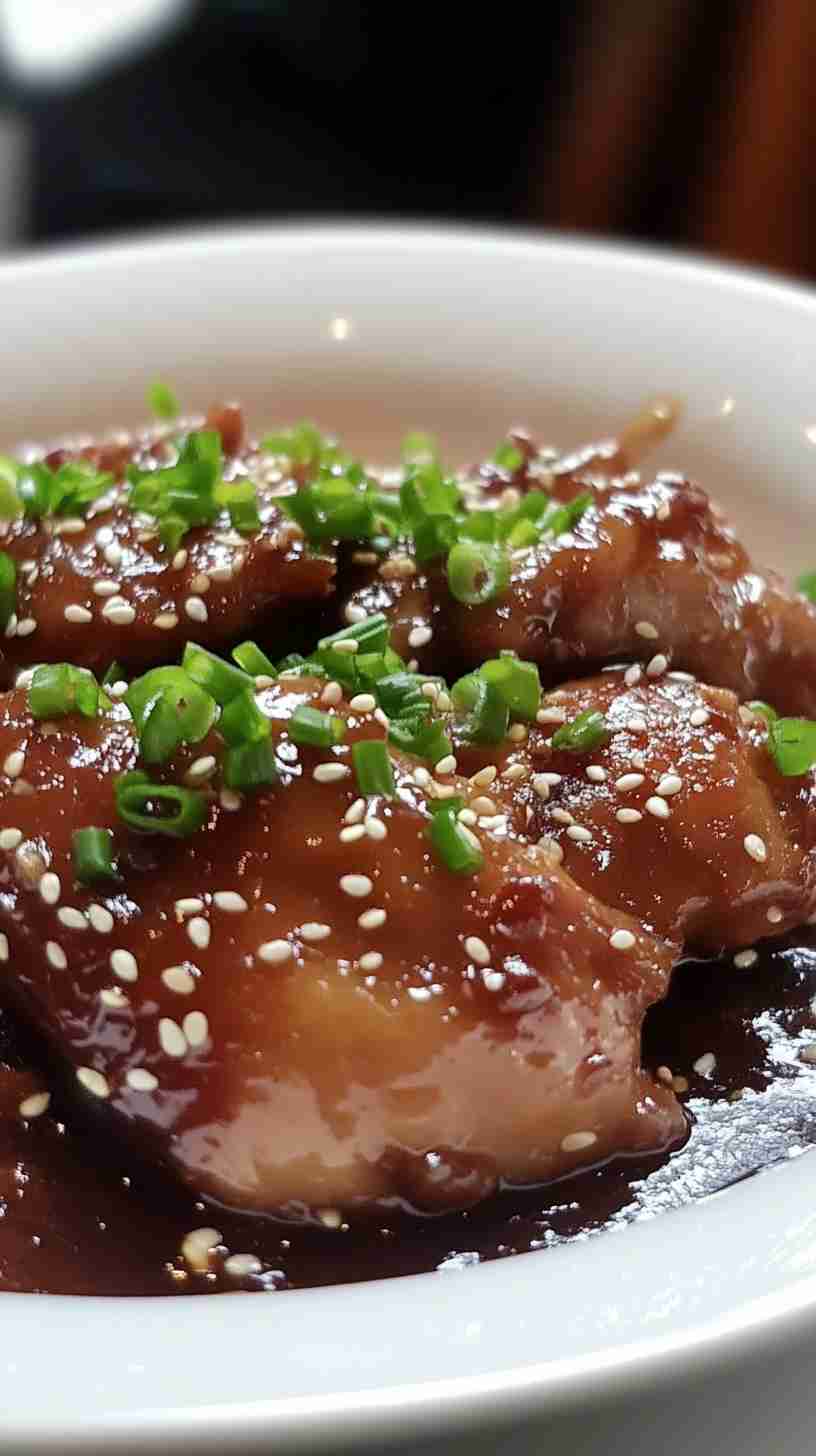Slow Cooker Chinese Honey Garlic Chicken