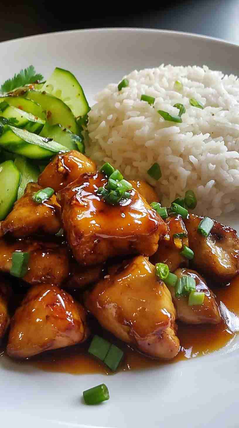 Slow Cooker Chinese Honey Garlic Chicken