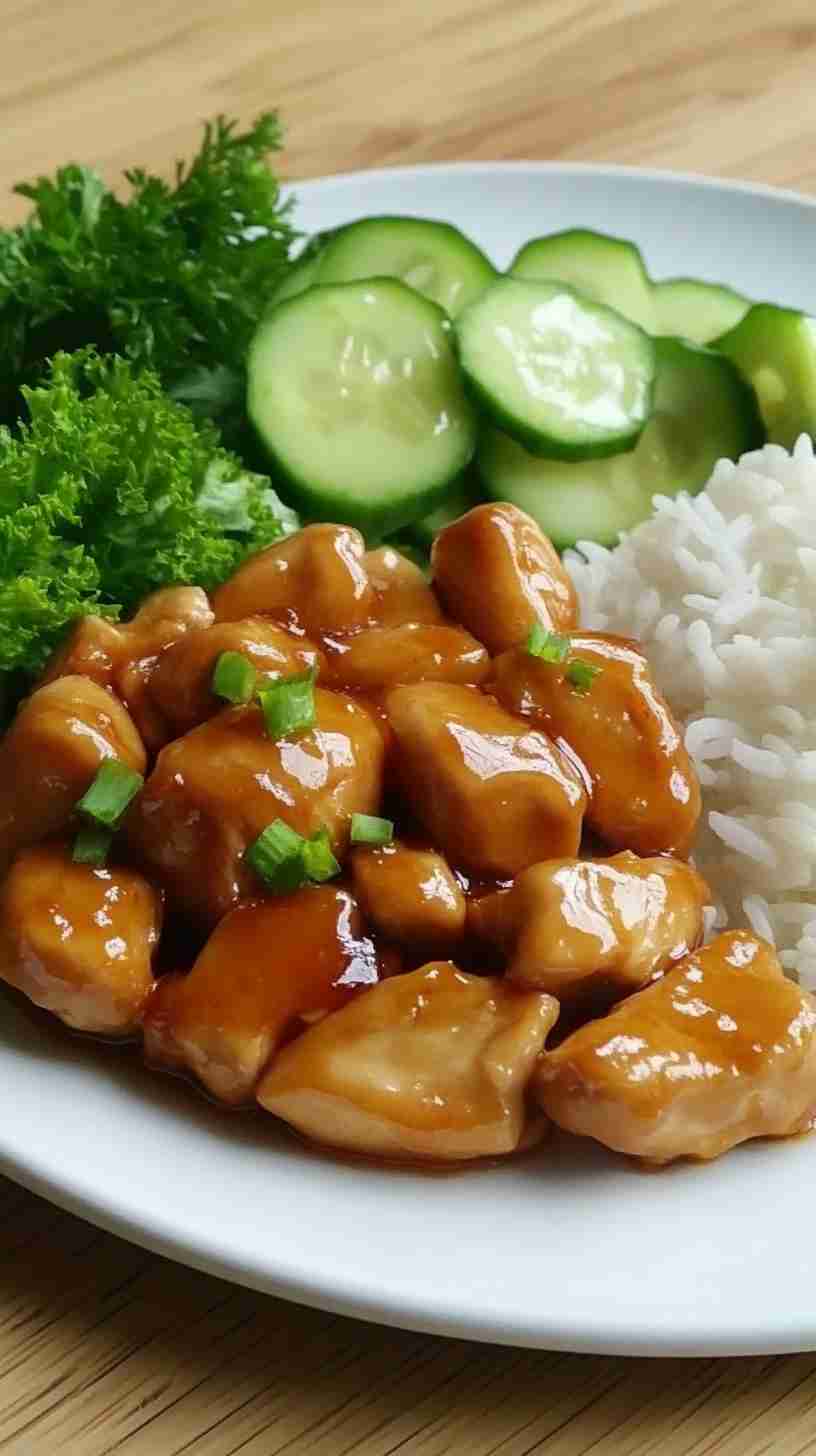 Slow Cooker Chinese Honey Garlic Chicken