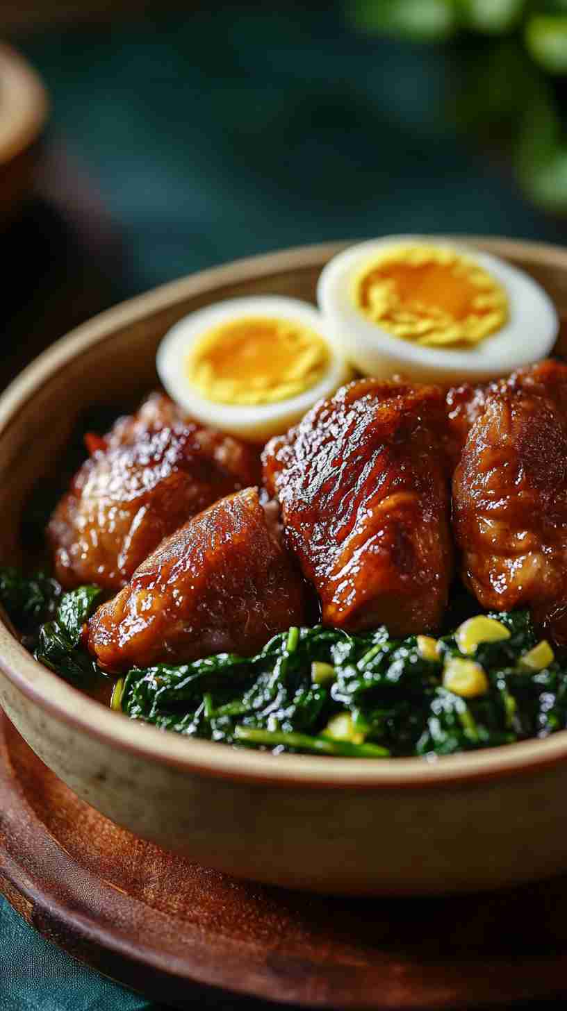 Slow Cooker Filipino Adobo Chicken