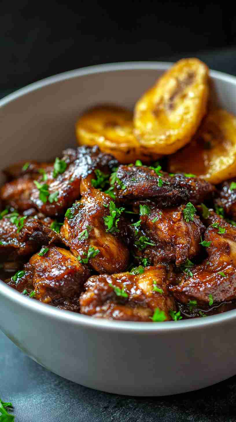 Slow Cooker Filipino Adobo Chicken
