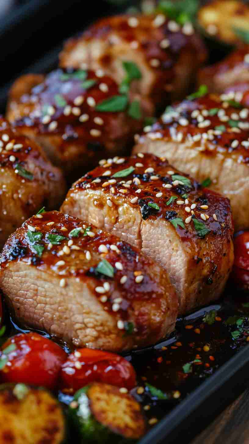 Slow Cooker Honey Garlic Pork Tenderloin