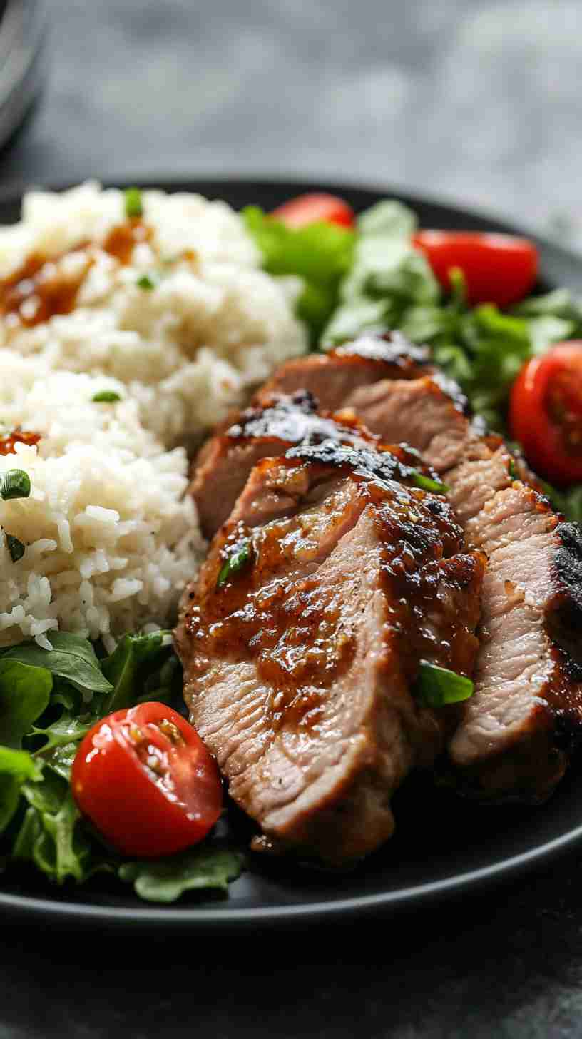 Slow Cooker Honey Garlic Pork Tenderloin