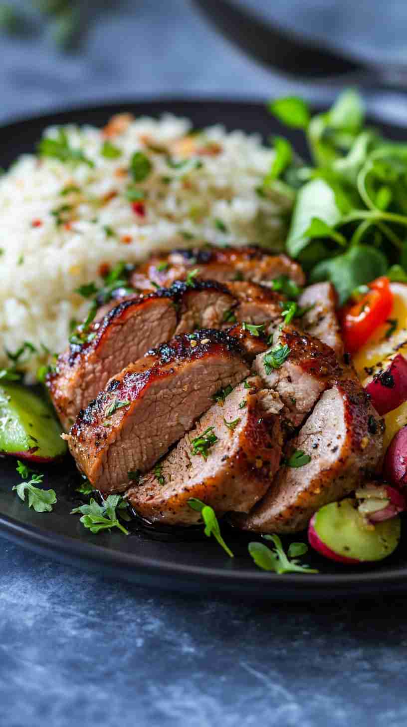 Slow Cooker Honey Garlic Pork Tenderloin