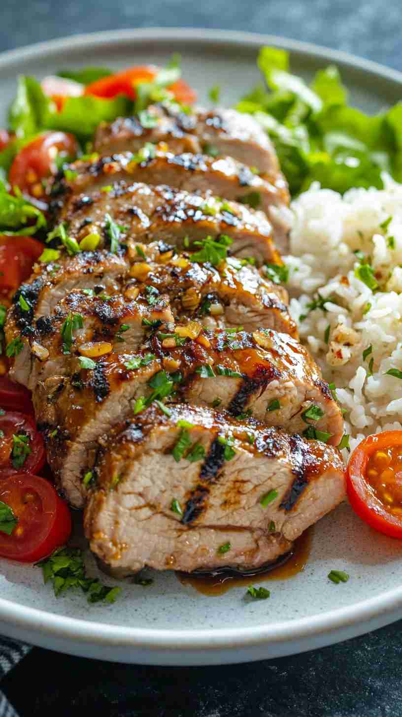 Slow Cooker Honey Garlic Pork Tenderloin