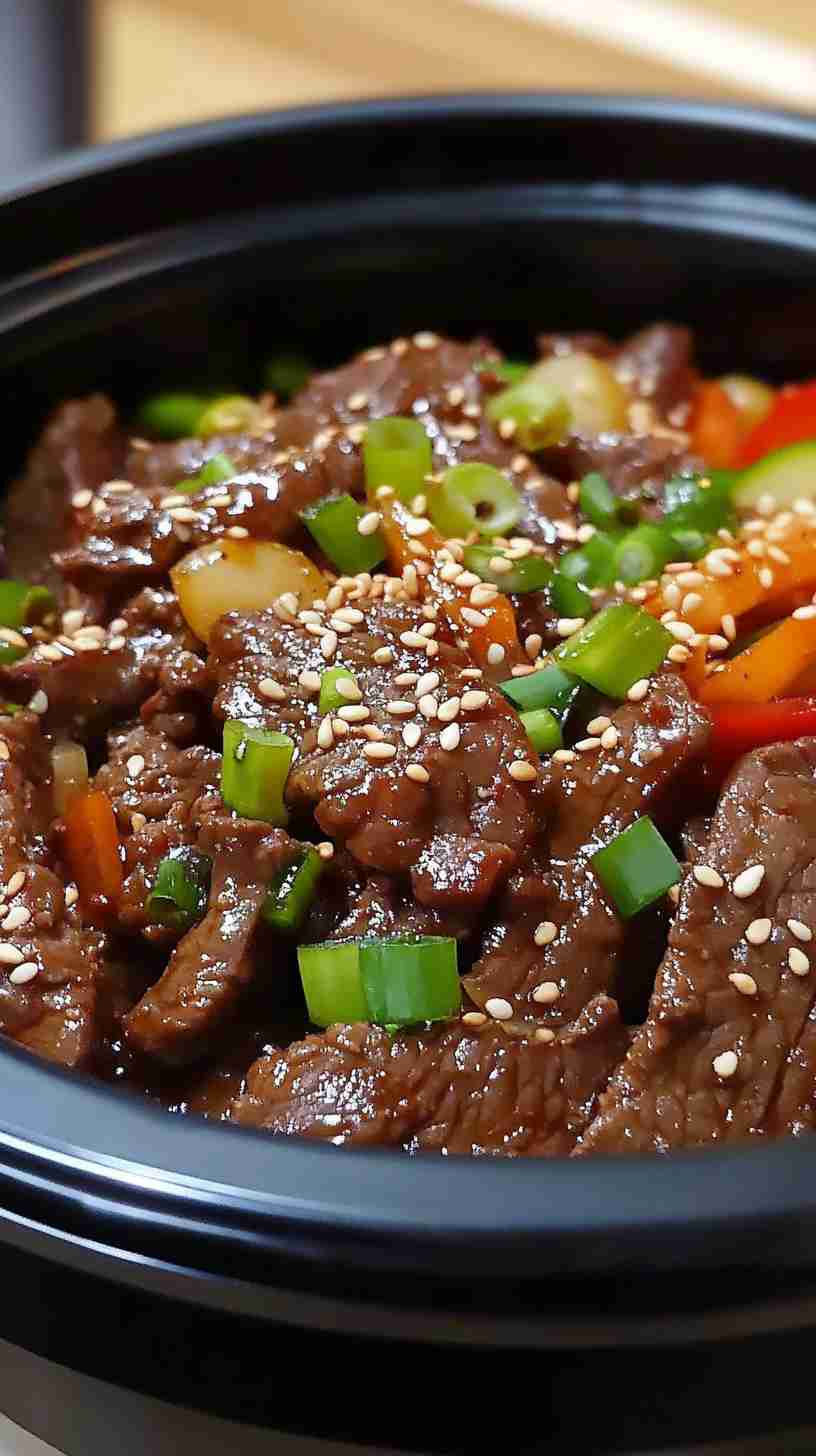 Slow Cooker Korean Beef Bulgogi