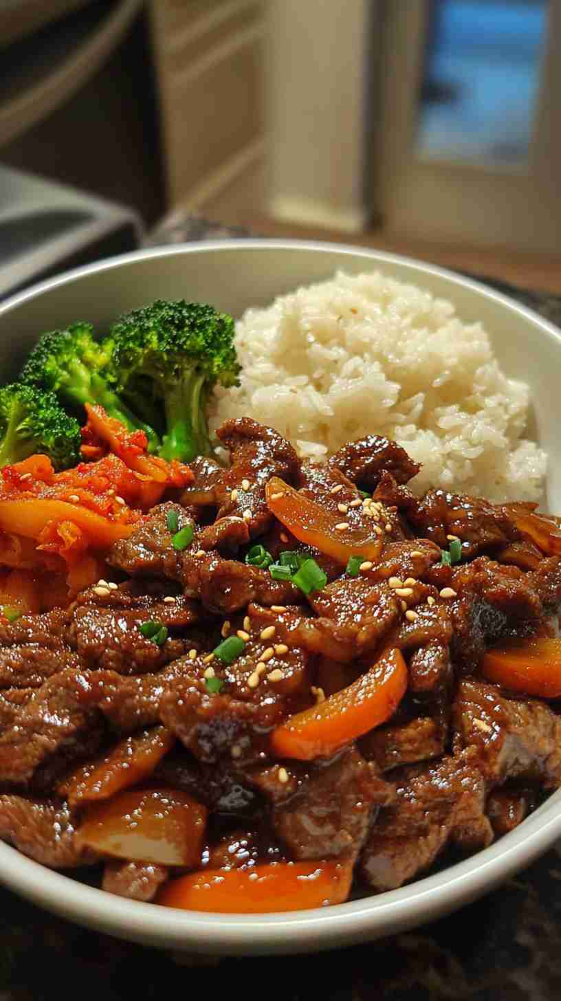 Slow Cooker Korean Beef Bulgogi