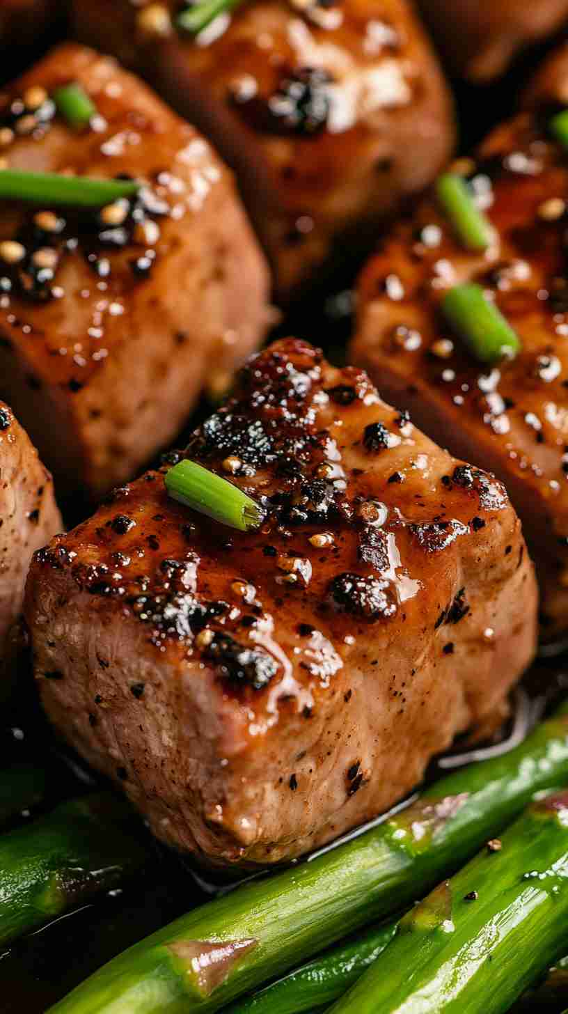 Slow Cooker Maple Dijon Glazed Pork Tenderloin