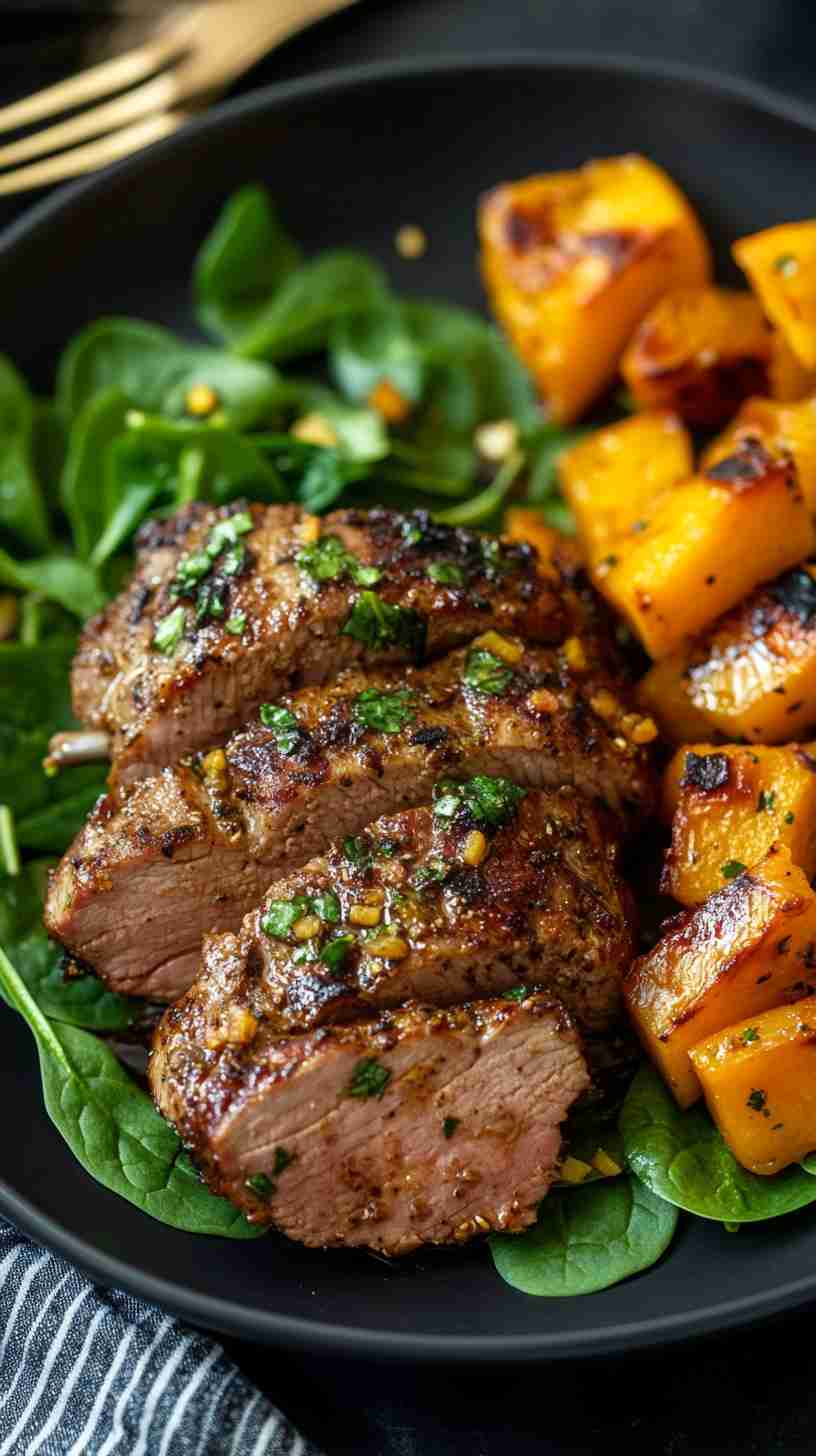 Slow Cooker Maple Dijon Glazed Pork Tenderloin