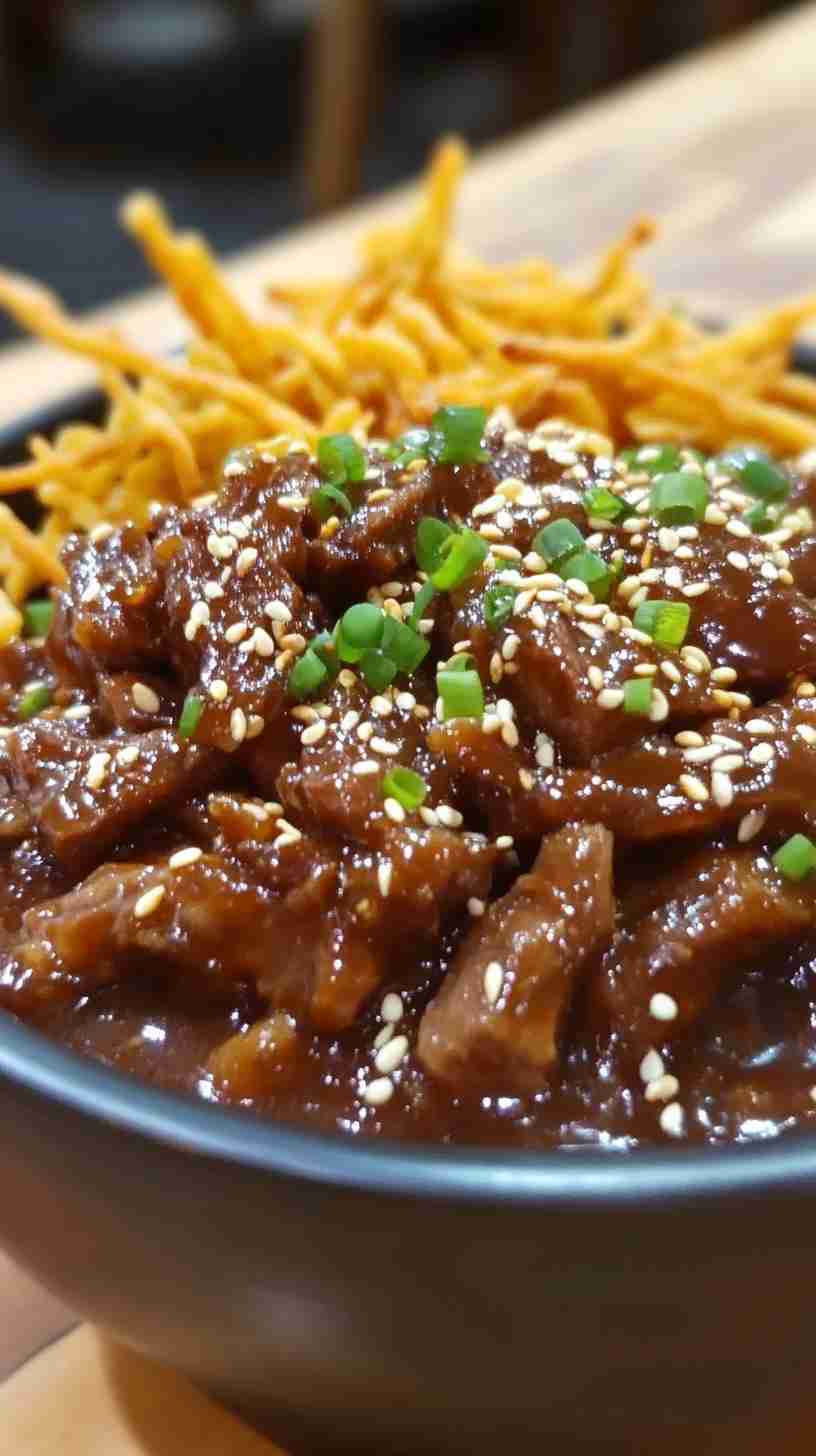 Slow Cooker Mongolian Beef