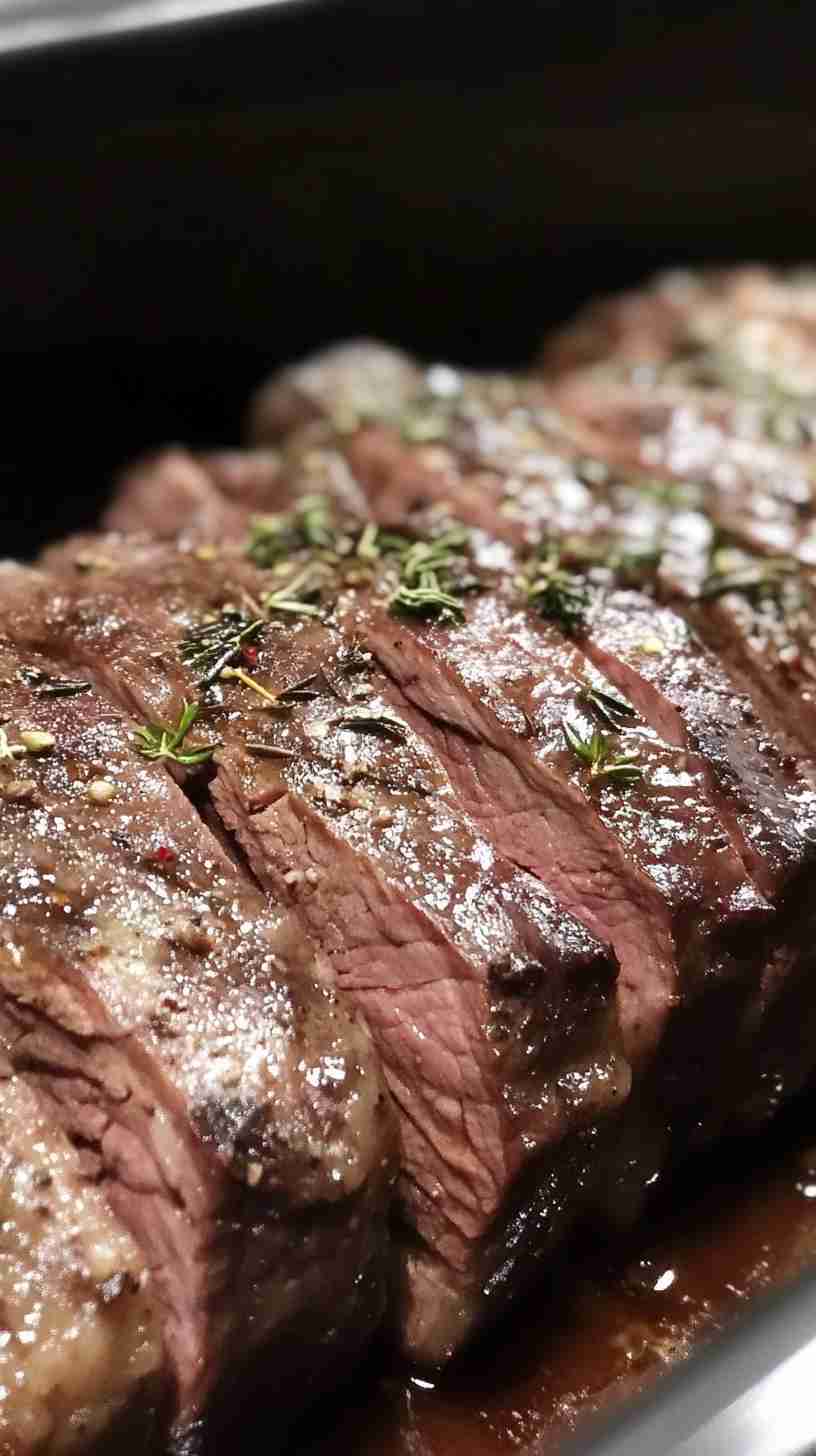 Slow Cooker Tender Beef Arm Roast with Herbs