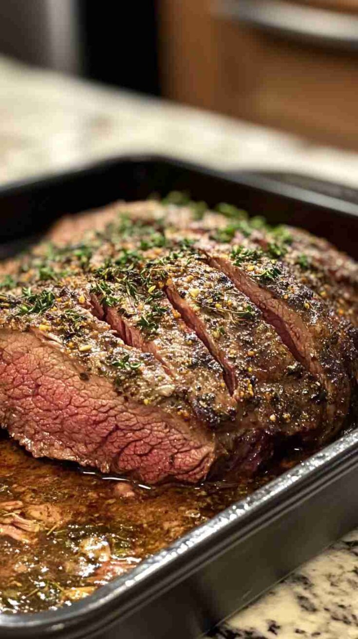 Slow Cooker Tender Beef Arm Roast with Herbs