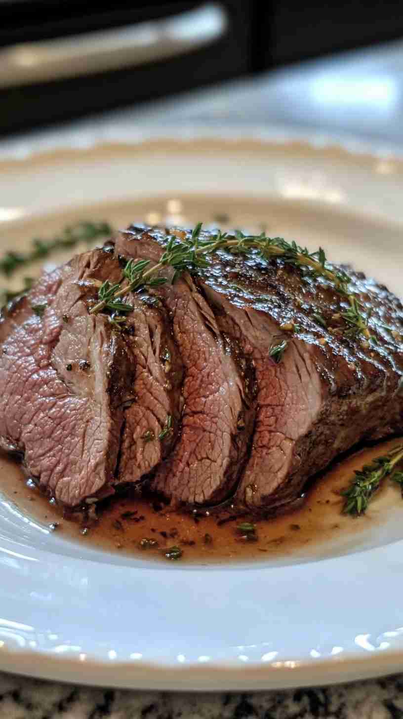 Slow Cooker Tender Beef Arm Roast with Herbs
