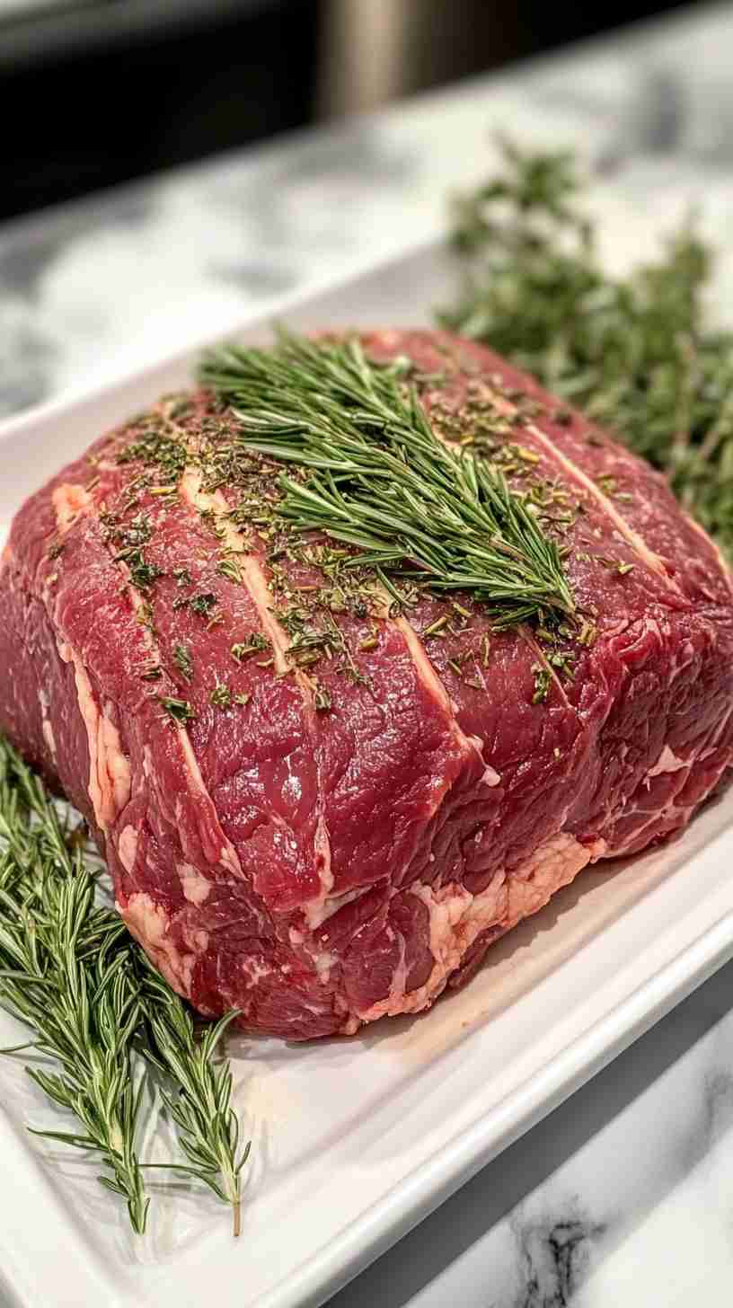 Slow Cooker Tender Beef Arm Roast with Herbs