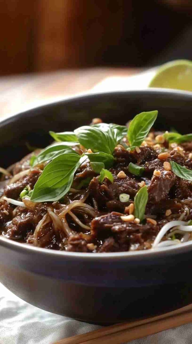 Slow Cooker Vietnamese Pho-Inspired Beef