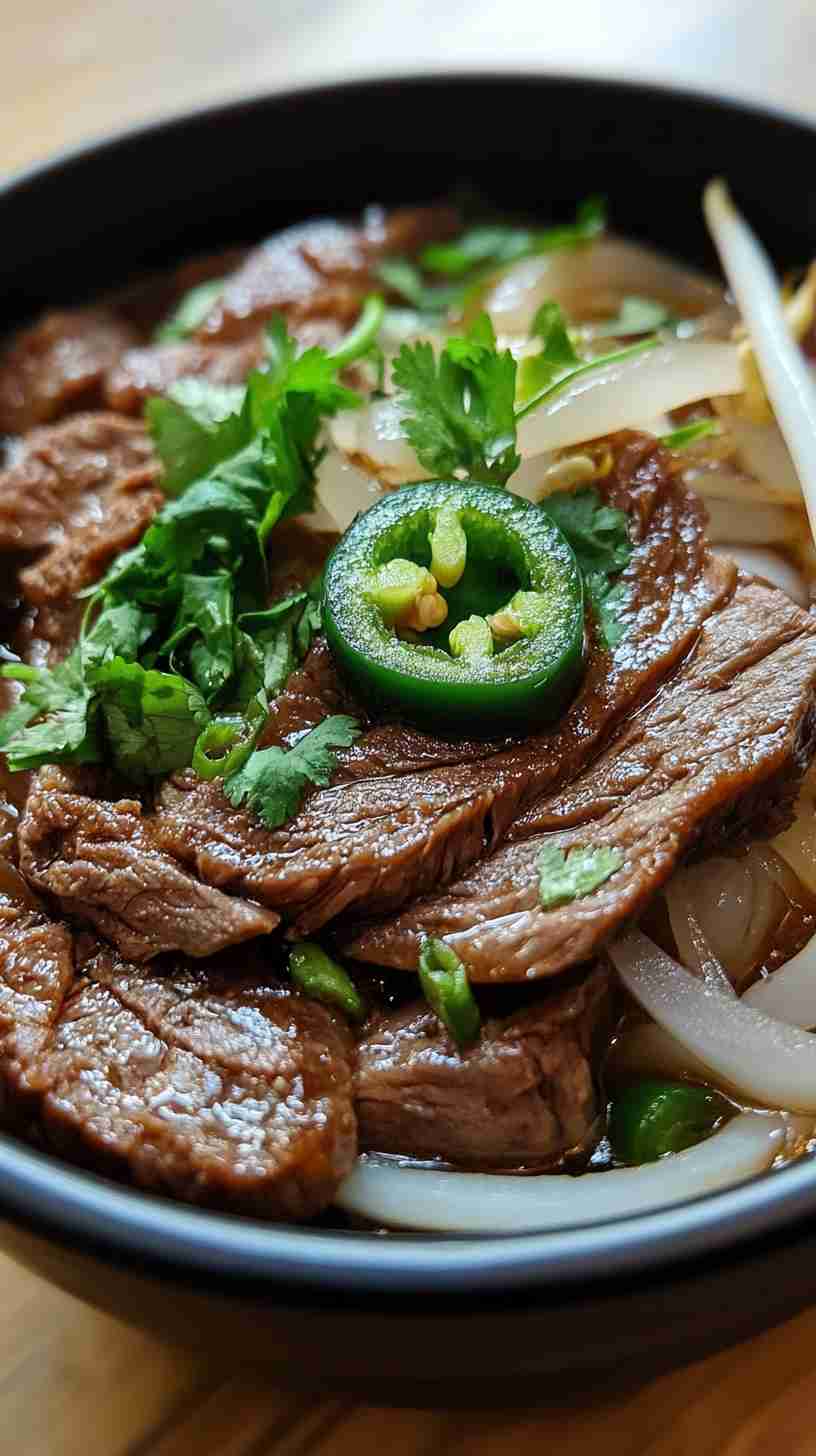 Slow Cooker Vietnamese Pho-Inspired Beef