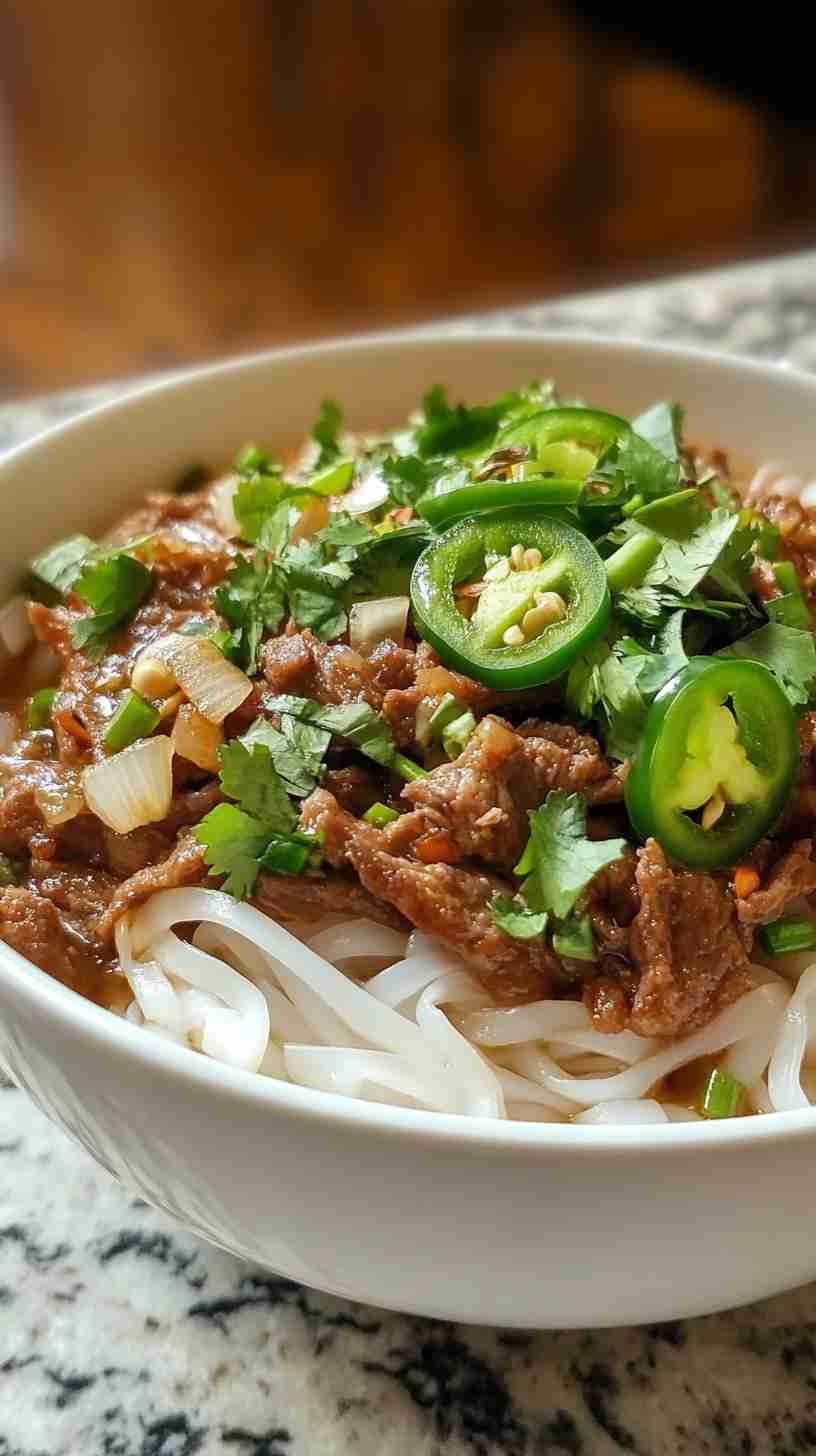 Slow Cooker Vietnamese Pho-Inspired Beef
